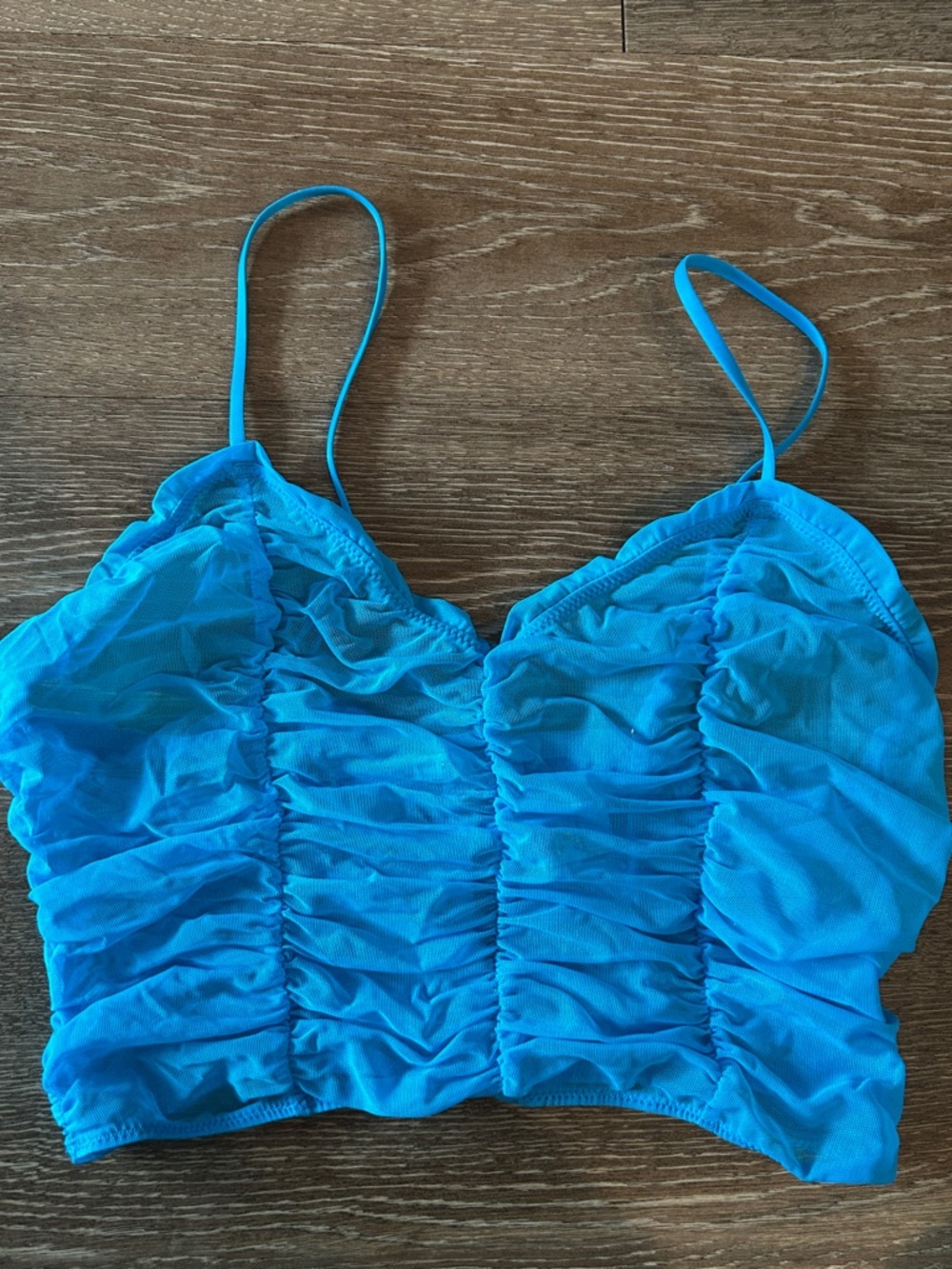 savage x fenty gathered mesh cami